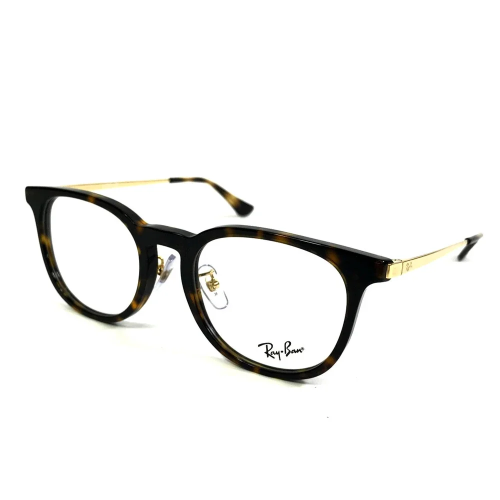 Ray-Ban Eyeglasses Frames RB5453D 2012 Tortoise Gold Square Asian Fit 52-20-145
